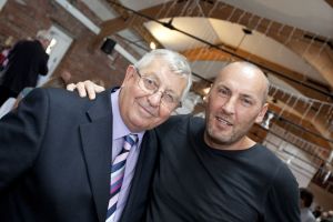 Martin with me at his book launch May 2011 - The Vanishing Missioner